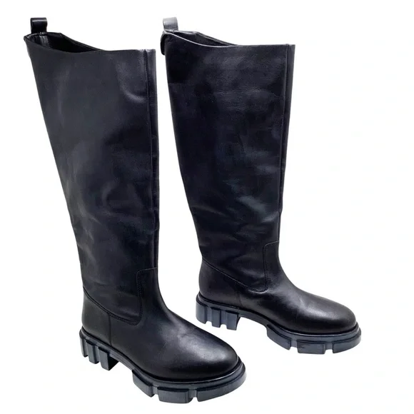 {Free People} Brooks Tall Leather
Boots - Picture 6 of 13